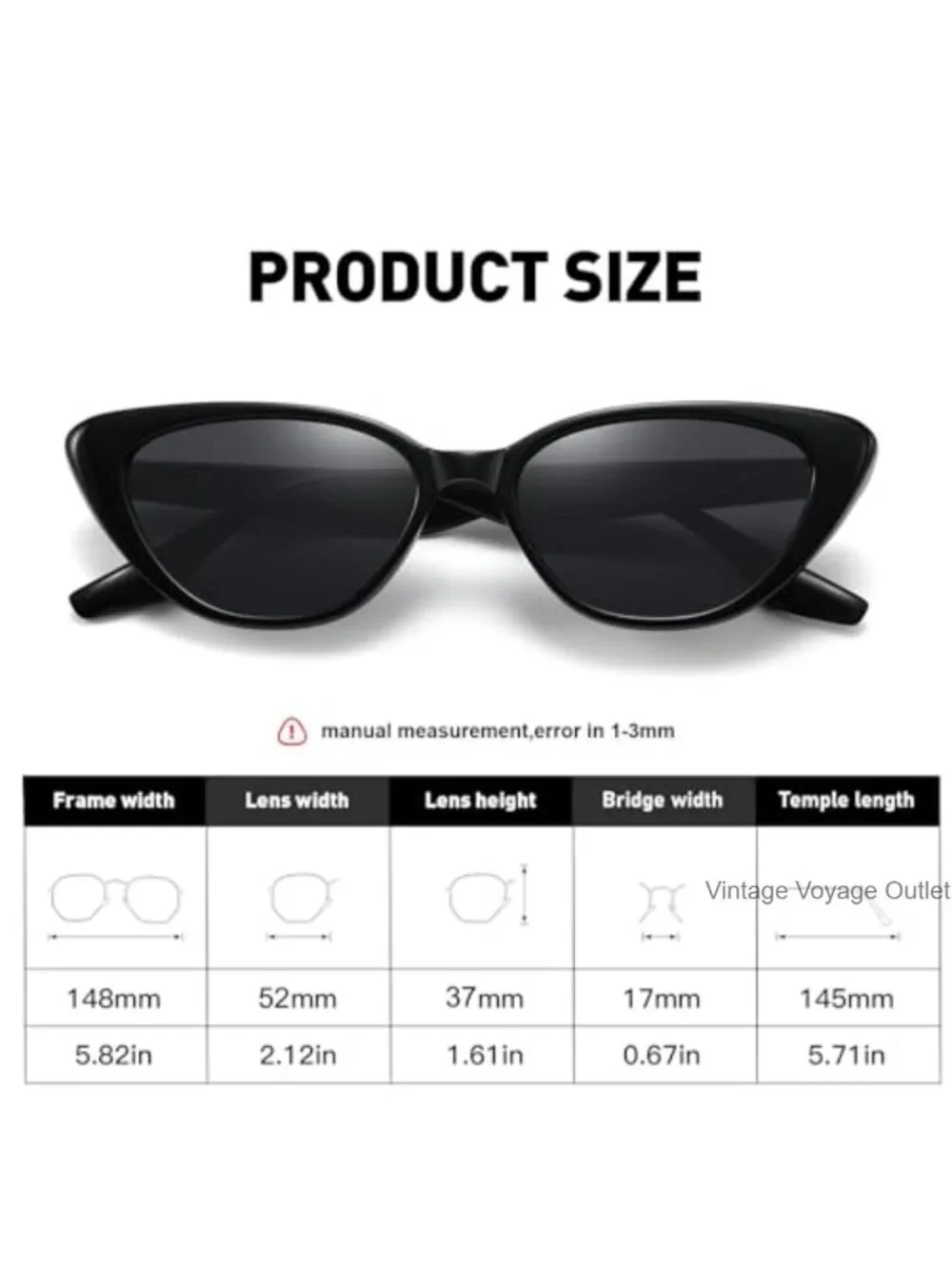 90s Retro Cat Eye Sunglasses for Women UV400 Protection Lightweight PC Frame